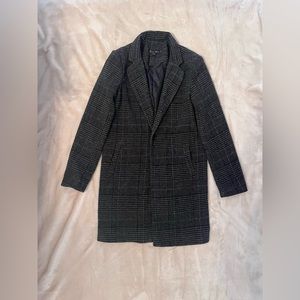 Plaid Blazer Coat - Size Small